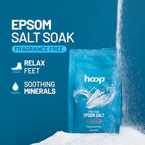 Image of hoop Epsom Salt Fragrance Free | Epsom Salt for Foot Soak | 400g