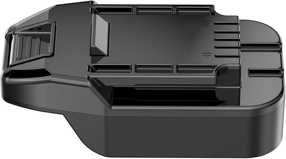 1 Adapter for Bauer 20V Tools - Compatible with DeWalt and Hercules 20V Batteries for Power Supply, No Charging Function - Adapter Only, Black