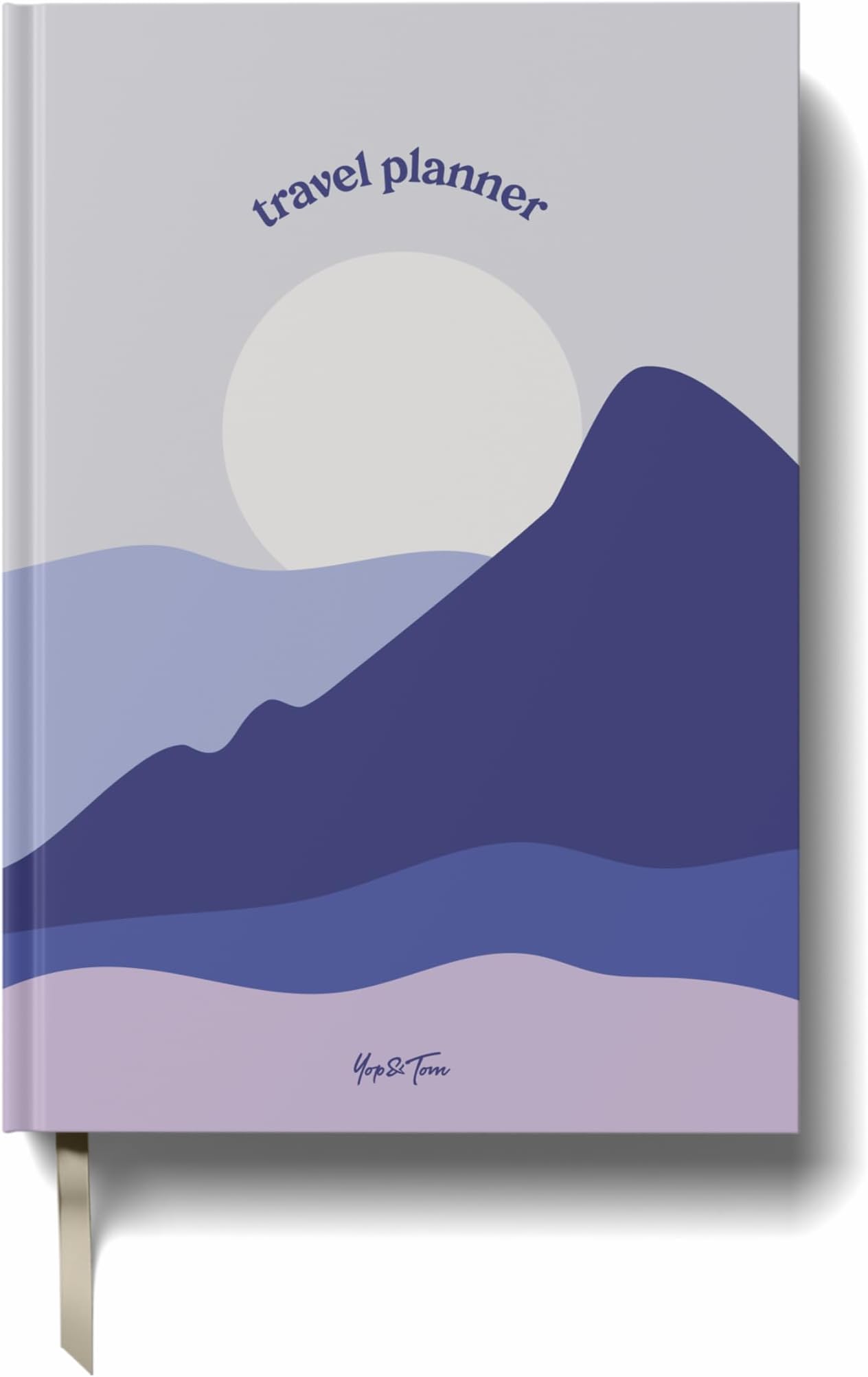 Yop & Tom Mountain Travel Planner - Vacation Planner with 7 Trips, Budget, Accommodations, Space for Journaling, Memories and More