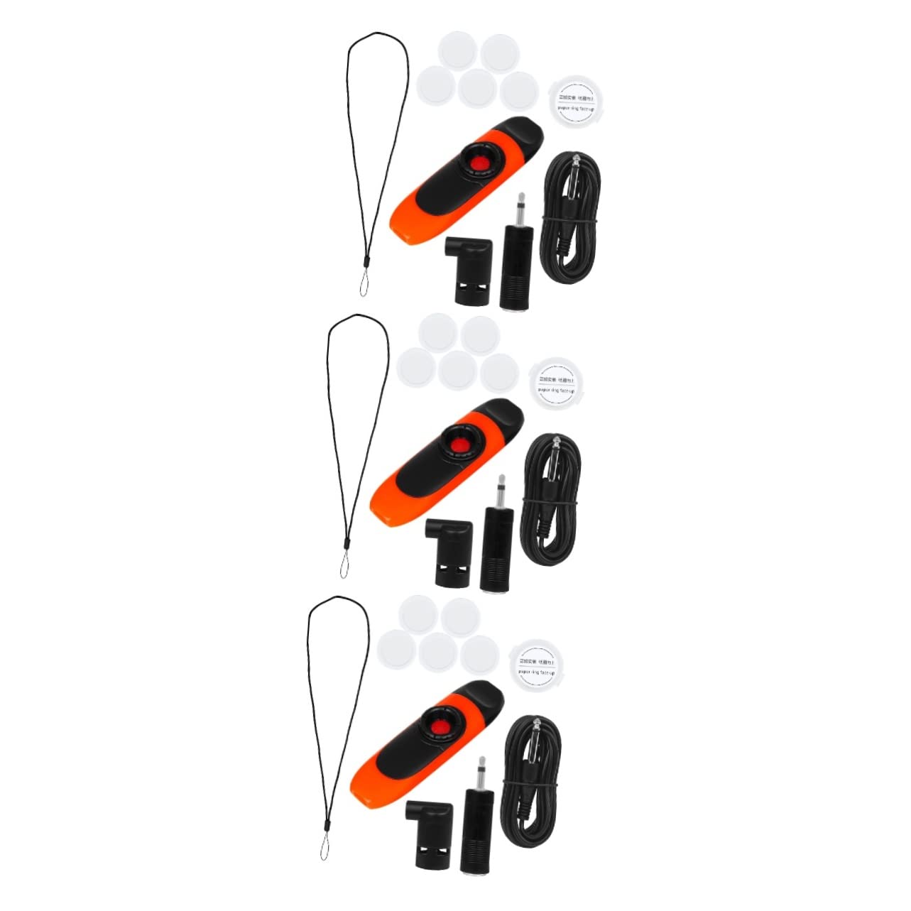 ibasenice Lot De 3 Kazoos Musicaux Avec Fil De Connexion Pour Garçons Et Filles Adultes Musiciens Kazoos Électriques Comme Instrument Densemble