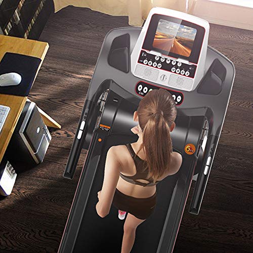 Image of Quiet Home Treadmill, Fitness Folding Color Touch Screen Smart Electric Treadmill, Gym Tools