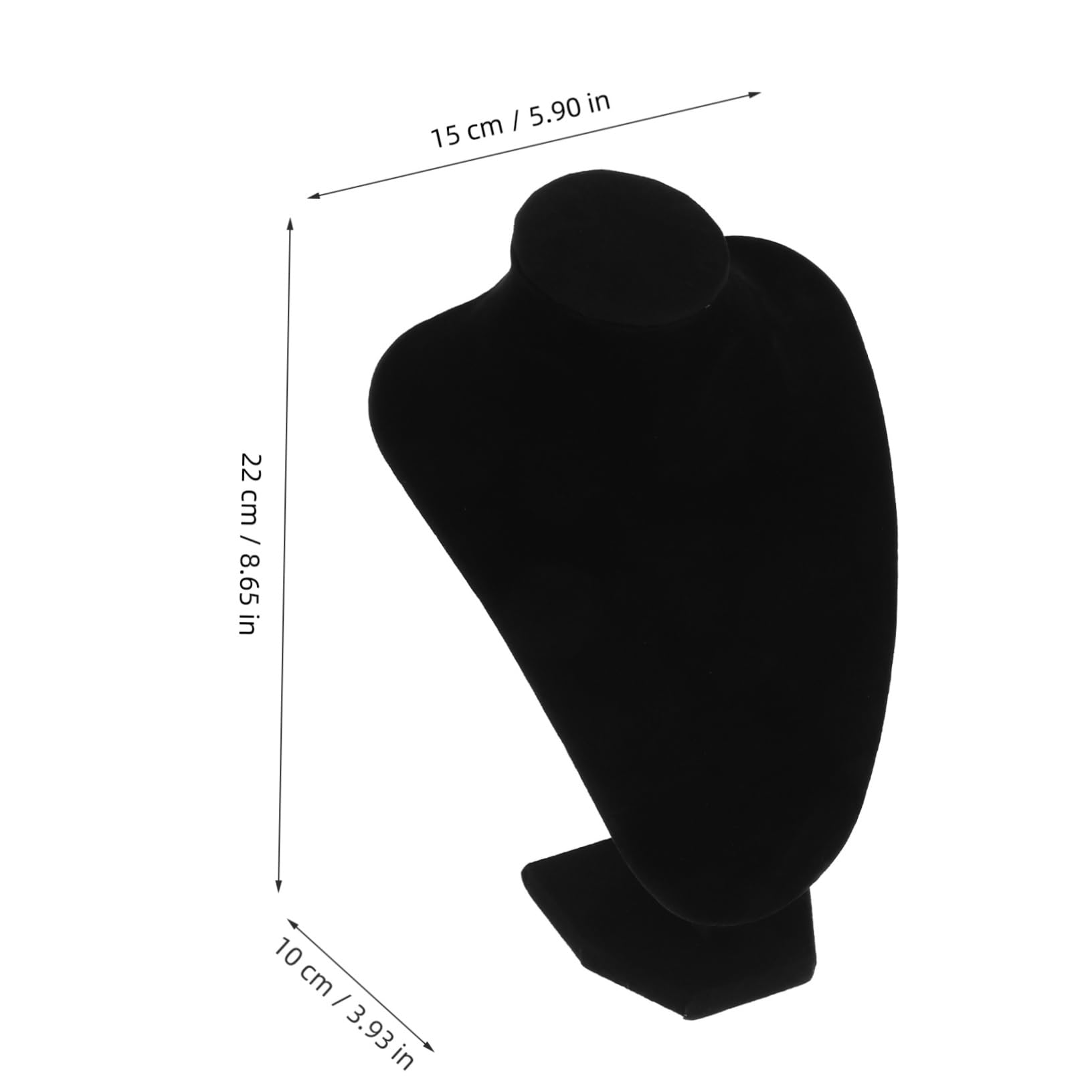 PRETYZOOM Espositore Per Collana Da 2 Pezzi Organizer Per Gioielli Elegante Espositore Per Busto Per Uso Personale