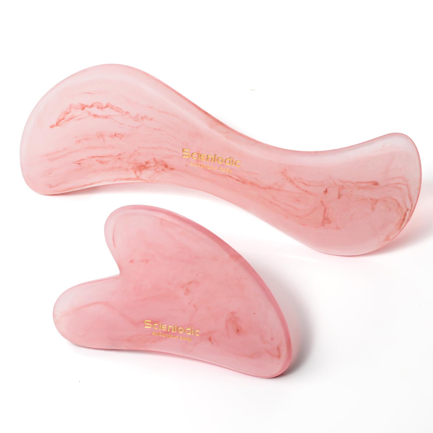 Scienlodic Gua Sha Massage Tools for Face Neck Shoulder Lymphatic Drainage