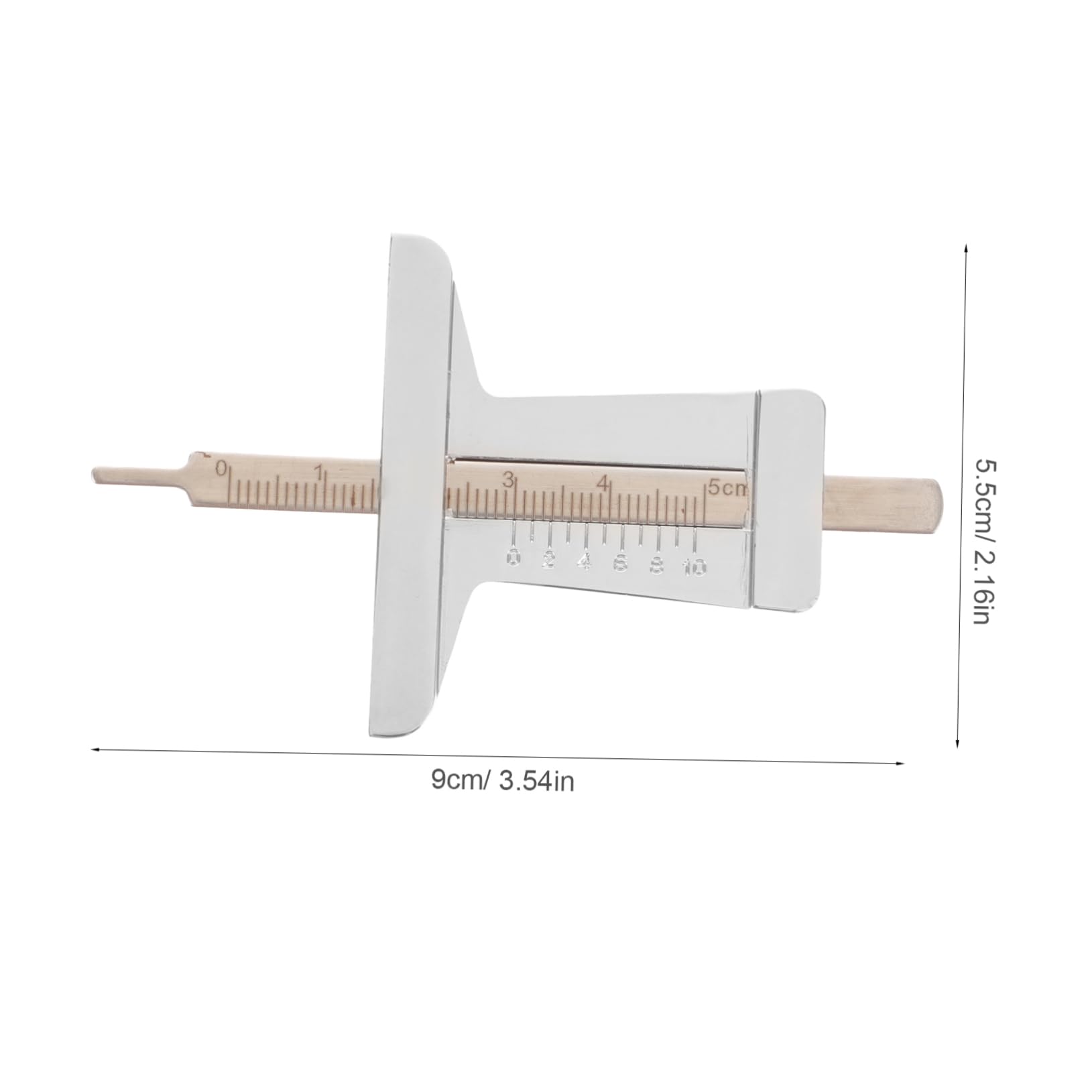 Beatifufu Car Tire Tread Depth Gauge Tool Compact Type Tread Depth Measuring Tool for Accurate Tire Depth Measurement for Cars Trucks and Motorcycles