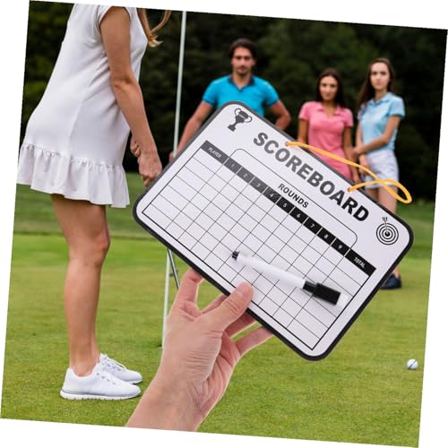 Pizarra doble de borrado para puntaje de golf portátil miniatura 7
