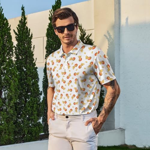 Camiseta Polo para Hombre para Golf con Secado Rápido, Control de Humedad y Cuello Clásico miniatura 3