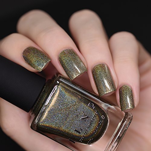 Image of ILNP Treehouse - Rich Army Green Ultra Holographic Nail Polish
