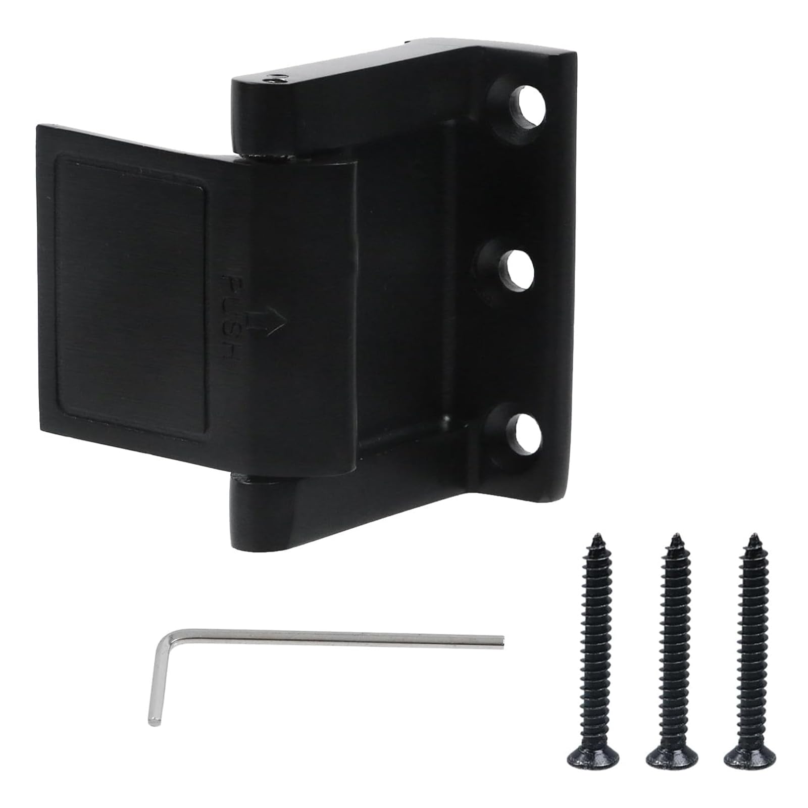 Elnwnnkc Black Premium 304 Steel Anti Erosion Door Security Latches For Enhances In Homes Hotel & Coastal Areas Anti Theft Latches