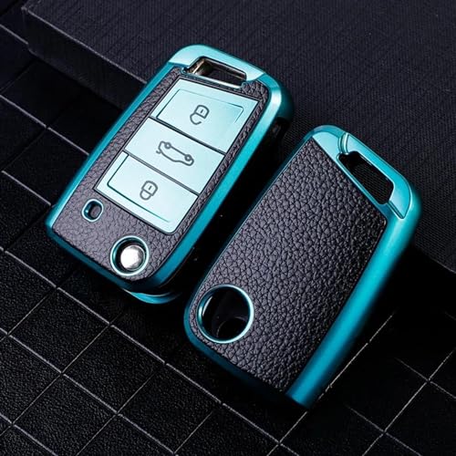 Carcasa para llave Seat Ateca Leon Ibiza con 3 botones mando a distancia funda protectora 2