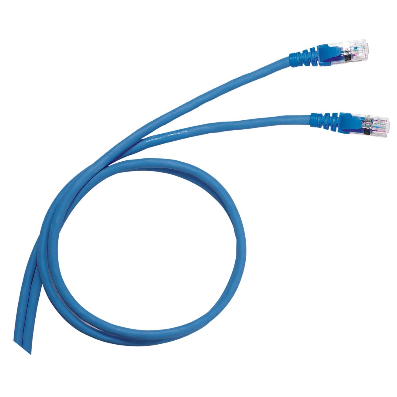 Legrand 051762 PVC Cordon de Brassage et Utilisateurs RJ45 LCS³ Catégorie6 F/UTP Écranté Impédance 100ohms, 1m Longueur, Bleu