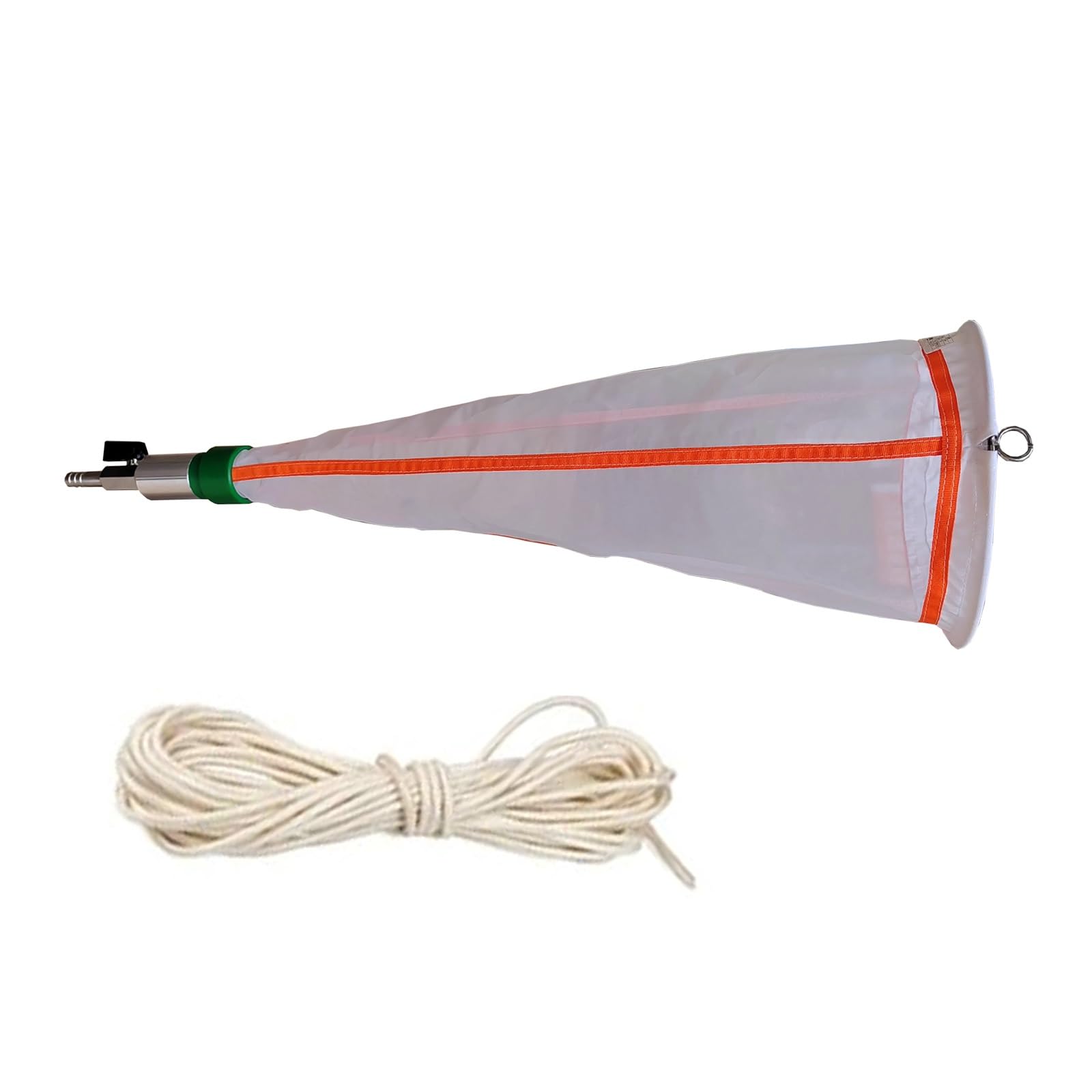 plankton network Red de plancton de 200 micrones para protozoos, red de plancton fina pequeña de 25 lb, red de muestreo de nailon engrosada de 112 μm para recolectar fitoplancton(125 Mesh)