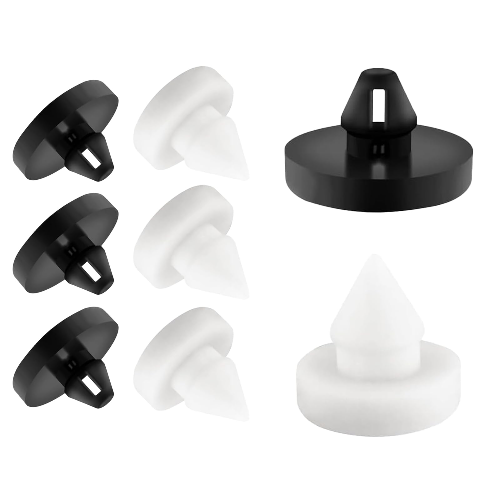 8 PCS Rubber Brake Pedal Stop Pad, Brake Switch Stopper, Compatible with Cars Trucks SUVs Vans, OEM# 46505-SA5-000 90541-06036