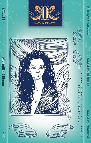 KatKin Krafts Clear Stamp Set-Millie, 6 x 8 ins, Transparent - Image 2