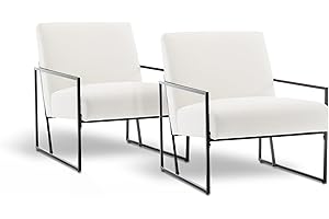 Eluxurysupply Layered Foam Accent Chairs 2-Pack