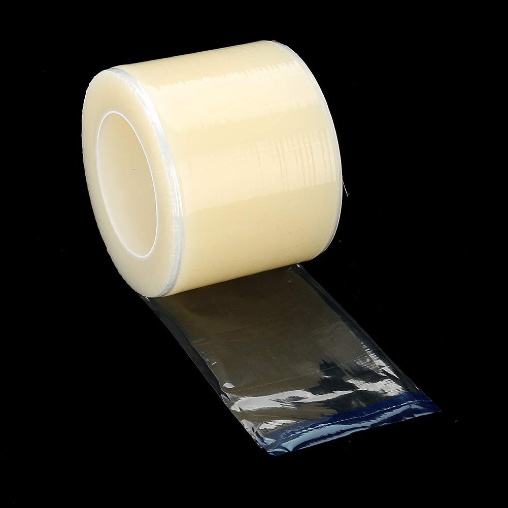 Film protecteur jetable de film barrière pour l'emballage dentaire collant de film barrière de matériaux dentaires (Couleur : Transparent)