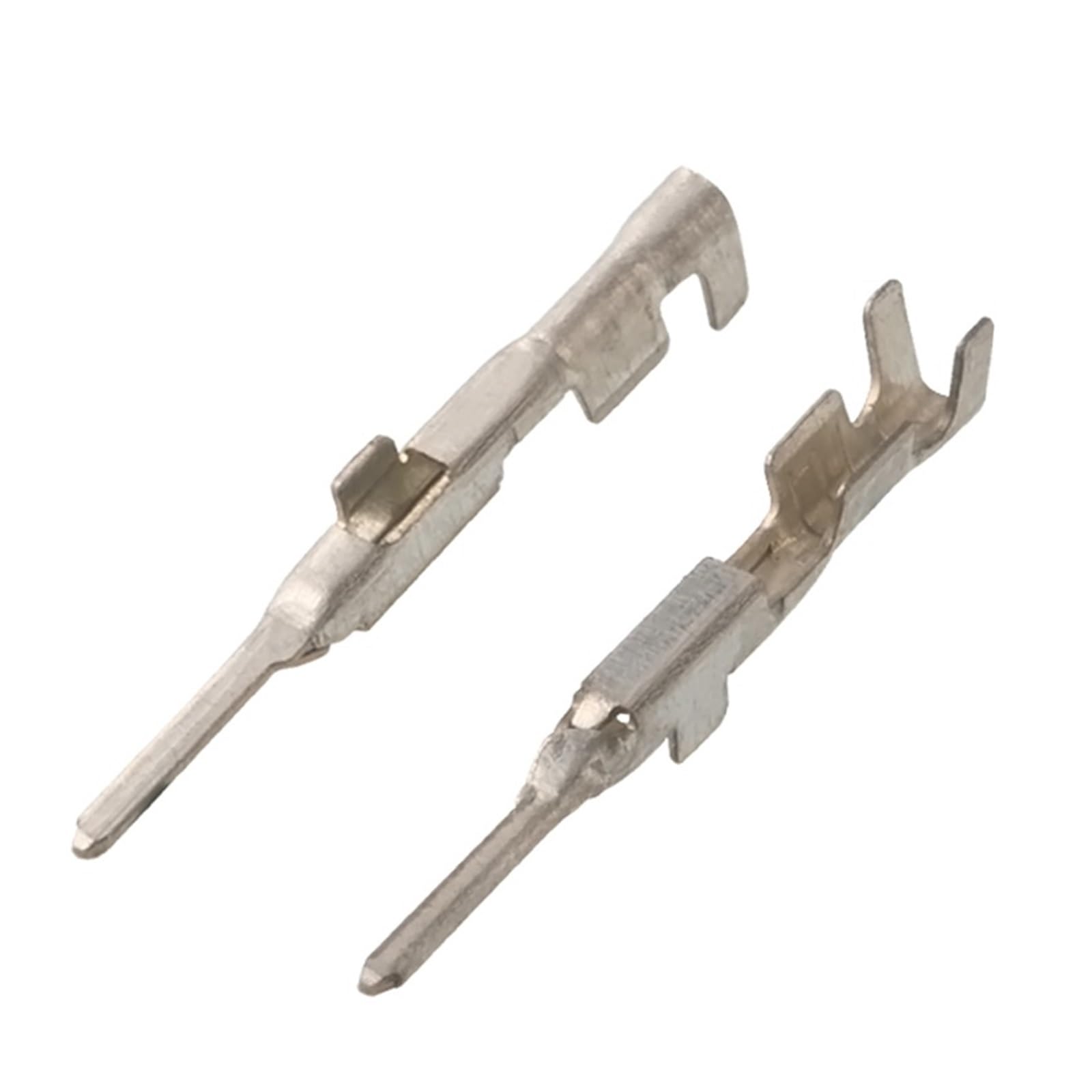 20/50/100/200 Uds 1,2mm DJ621-F1.2A Terminal de prensado de estaño de cobre pines de conector eléctrico automotriz no aislados(Male,200 pcs)