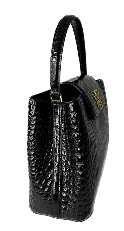 【極美品】トリーバーチ サッチェル Britten Small Satchel Amazon | Tory Burch 140972 Britten Black With Gold Hardware