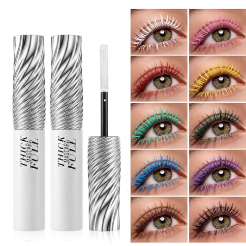 AKARY Volumizing Lengthening Mascara, Waterproof Smudge-Proof Lash Makeup... - Image 2