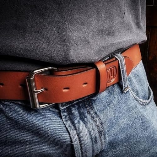 1791 GUNLEATHER Gun Belt for Men - Heavy Duty 14 oz Leather Gun Holster Belt for EDC3