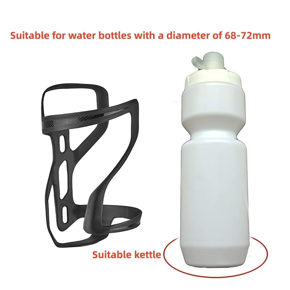 Portabidon Bicicleta Marco for Botella de Agua Bicicleta Fibra Carbono for Carretera MTB Apertura Izquierda/Derecha(2pcs Right Opening)