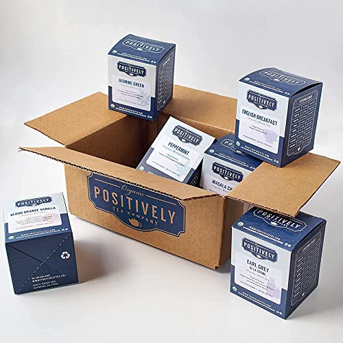 Image of Organic Positively Tea Company, Tea Bag Sampler, 20 Count, 6 Pack