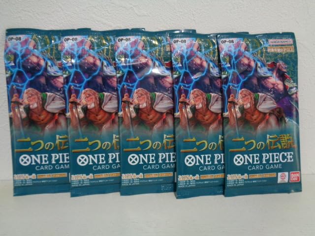 Amazon.co.jp: 5パック ONE PIECE カードゲーム 二つの伝説 OP-08
