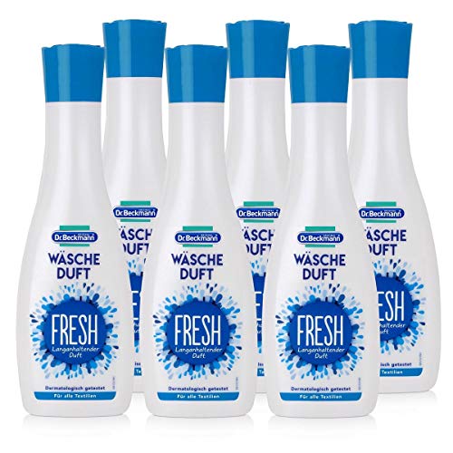 Wäscheduft Fresh, für frischen und langanhaltenden Duft, ohne Weichspüler und für alle Textilien geeignet, 6er Pack (6x 250 ml)