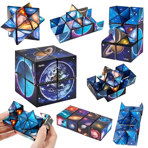 Cylora Cubo Mágico Celestial 2 en 1, Cubo Infinito 3D, Transformación Cubos, Juguete Antiestrés y Educativo, Perfecto Regalo para Niños y Adultos, Regalos de Juegos Educativos