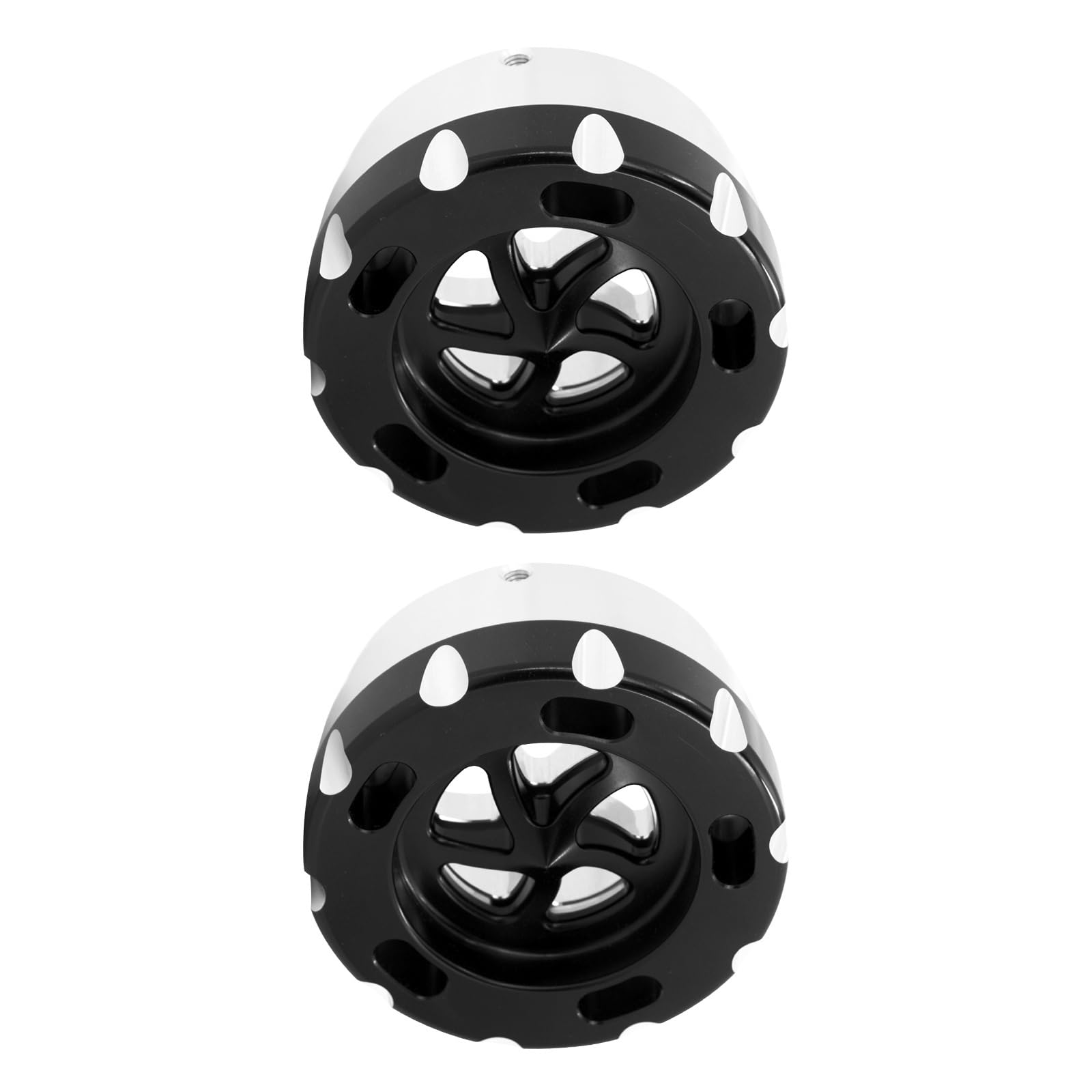 Scarico Moto Nero Voice Changer Sound Steel 3 "Tubo Silenziatore Regolabile Per Harley Softail Low Rider Street Bob Breakout Fat Boy 2008-2020