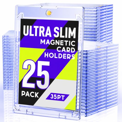 YHIJF 25ct Magnetic Card Holder, 35pt Slim One Touch Card Holder