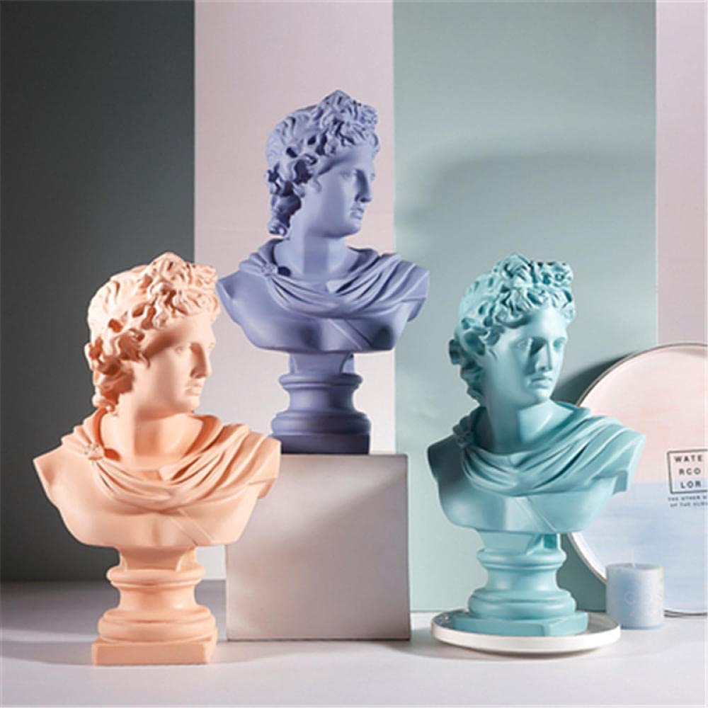 Amazon.co.jp: 樹脂フィギュア置物の家の装飾石膏像材料のリビング