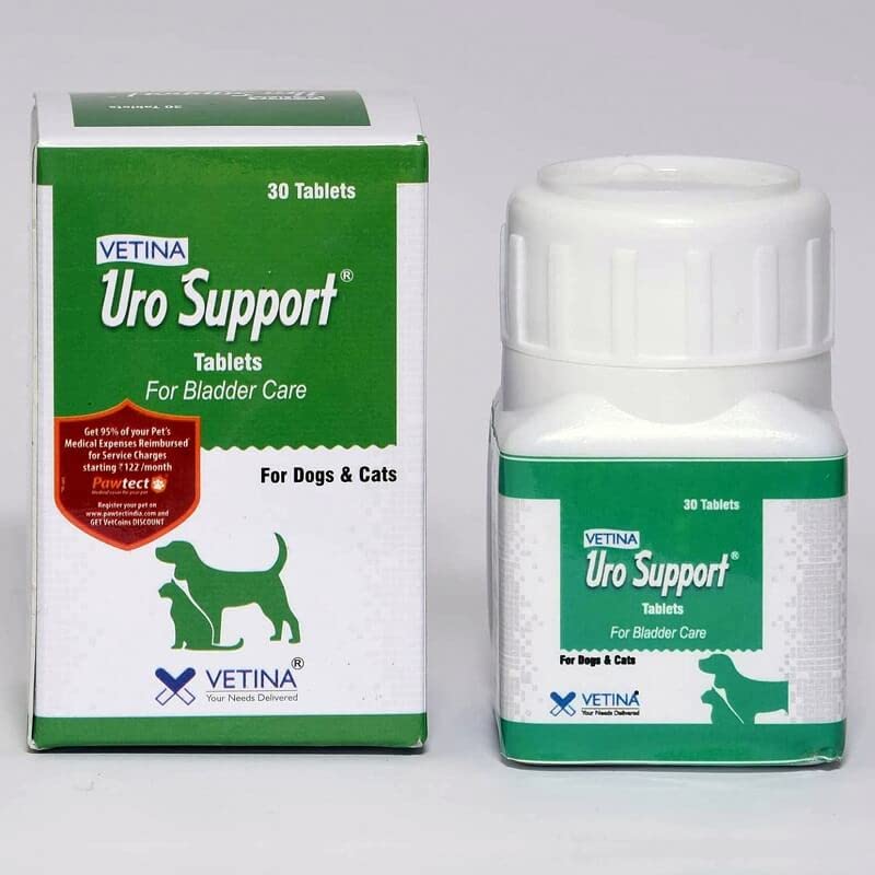 Vetina URO Support Tablets for Bladders for Dogs and Cats (30 Tabs) (B0C2HYSWPG) Amazon Price History, Amazon Price Tracker
