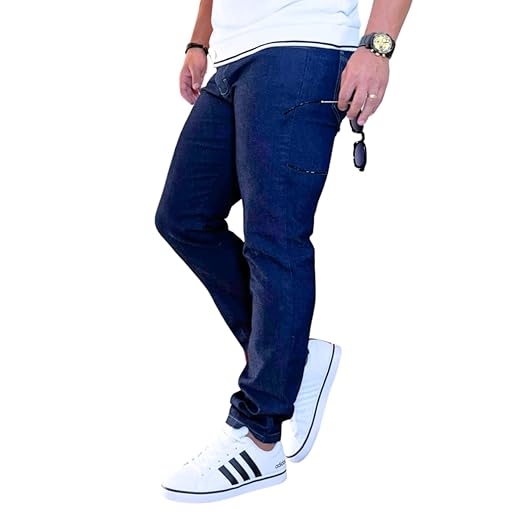 Calça Jeans Masculina AZUL ESCURO Tradicional e Confortável