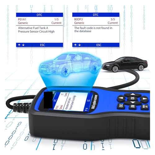 Herramienta de diagnóstico coche OBD2 multimarca y lector de códigos de error para motor EOBD 6