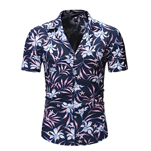 Chemise d'été hawaïenne homme pour le bureau décontracté et les sorties de plage