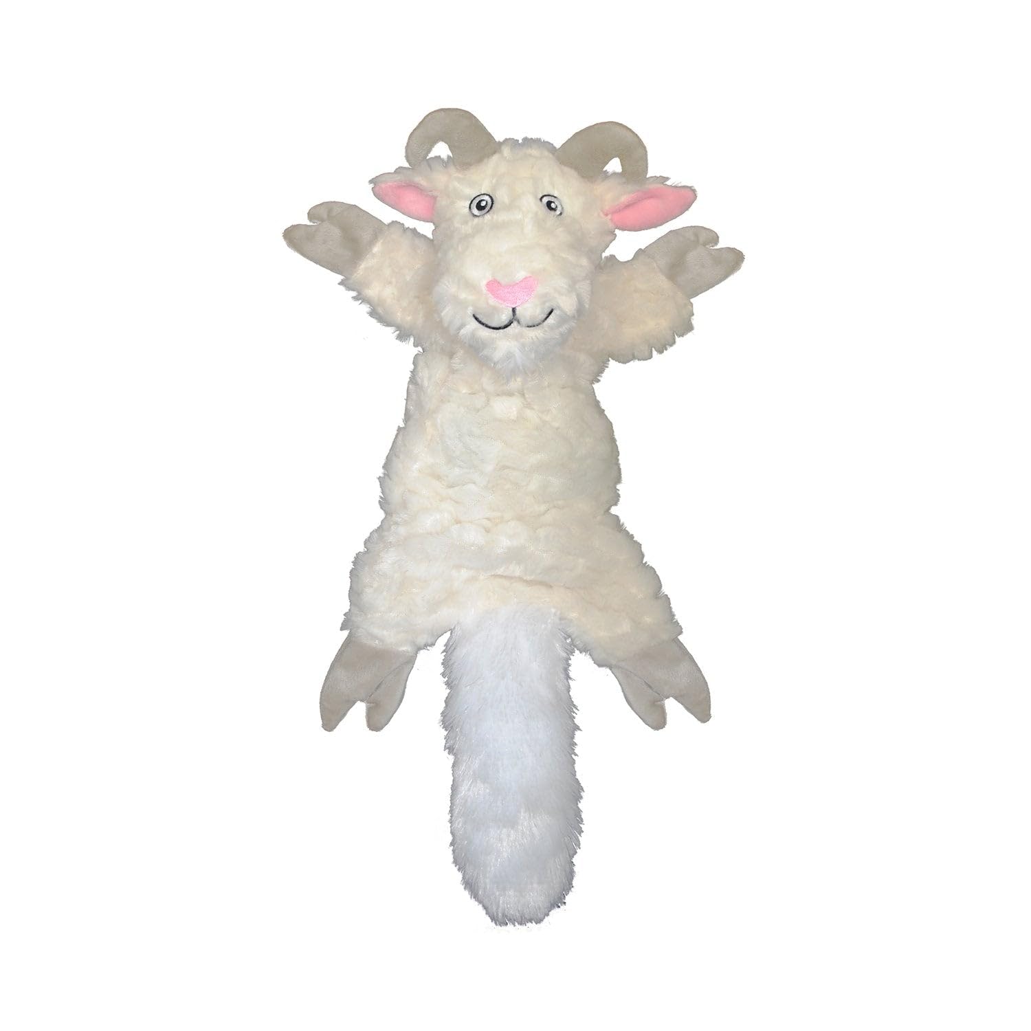 Jolly Pets Fat Tail Small Billy Goat pour chien qui s'ennuie jouet de traction robuste