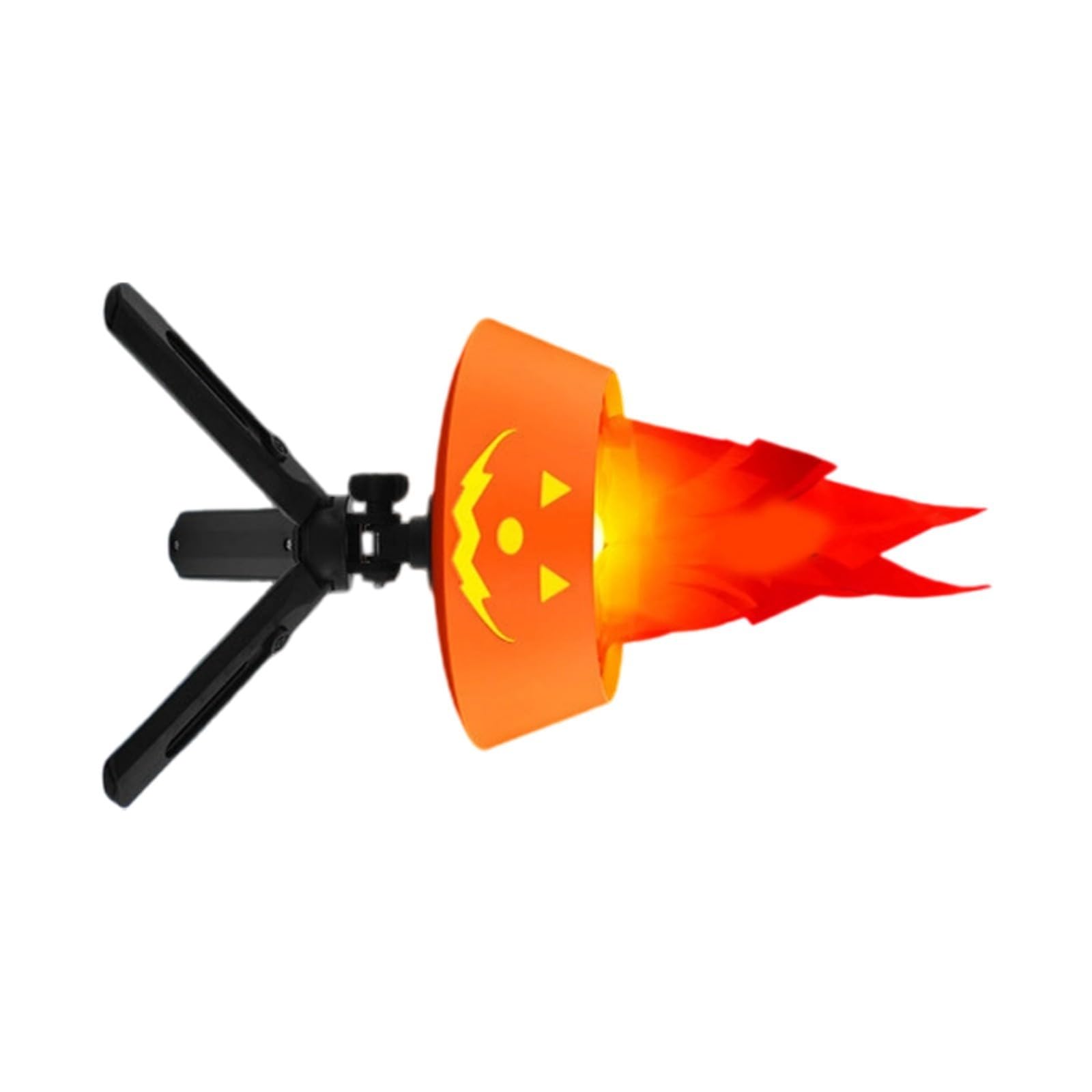 Buxuaaaa Realistic Flickering Flame Pumpkin Light Halloween LED Effect Decoration for Home Desktop & Outdoor Use Halloween Pumpkin Flame Light Decoration