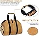 ZONSUSE Kaminholztasche,Kaminholzträger, brennholz Tragetasche,Kaminholz,Holzkorb,Brennholztasche,Große Tragetasche zum Tragen von Holz Segeltuch Langlebig Wasserdichtes Gewebe (Gelb)
