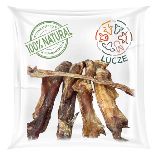 Lucze, Pferdesehnen für Hunde, 1kg, Hypoallergenes Hundefutter, Kauartikel Hund vom Pferd, Getreocknete Sehnen 100% natürlich, Tiernahrung ohne Chemie, Eigenherstellung
