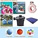 ONG NAMO Electric Air Pump for Inflatables, Quick Plug-in with 3 Nozzles for Air Mattress & Pool, 130W