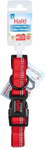 Vista 20 de HALTI - Collar cómodo acolchado de nailon y neopreno, reflectante, fácil de colocar y usar. Diseño colorido de dos tonos, adecuado para perros