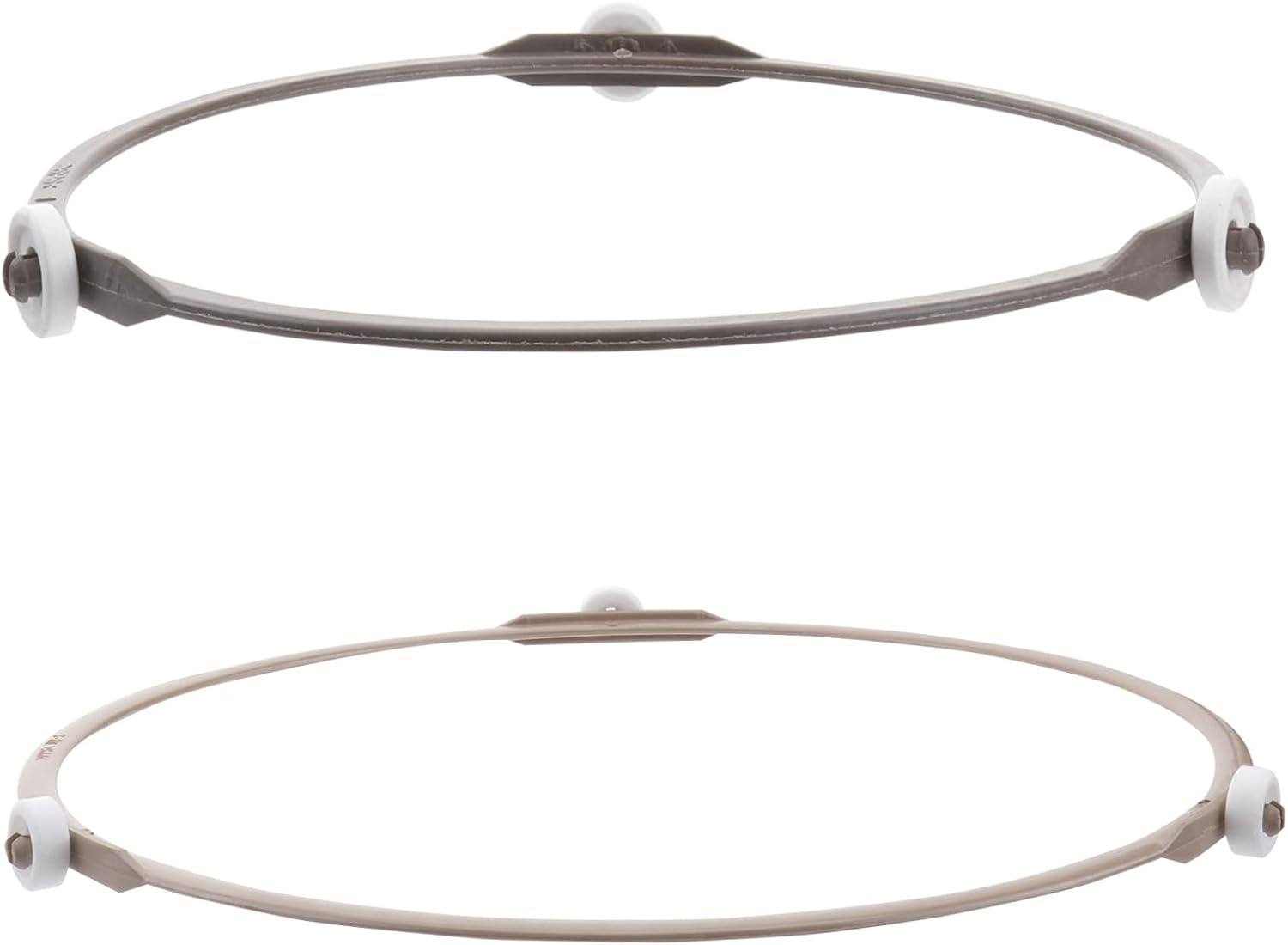 Garneck 2pcs Microwave Oven Glass Turntable Ring Splatter Guard Replacement for Microwave Turntable Plate Rack