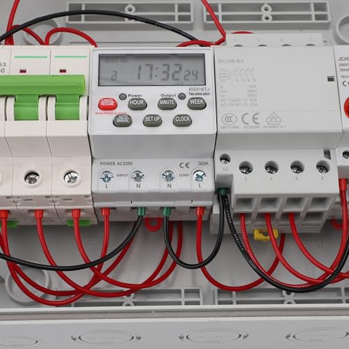 Boîte de commutation de minuterie numérique étanche IP65 programmable pour éclairage public - 7