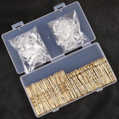 300PCS Bobby Hair Pins Blonde Hair with U Shaped Hair
