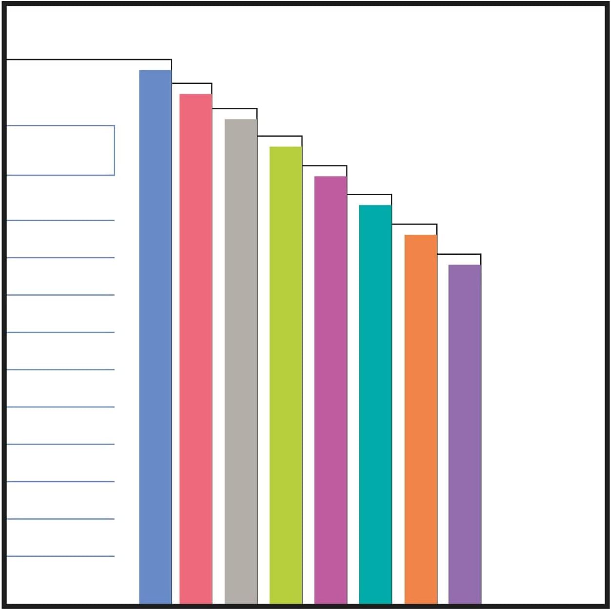 Miquelrius 8 Subject Spiral Notebook, College Ruled, Black (6" x 8") : Office Products