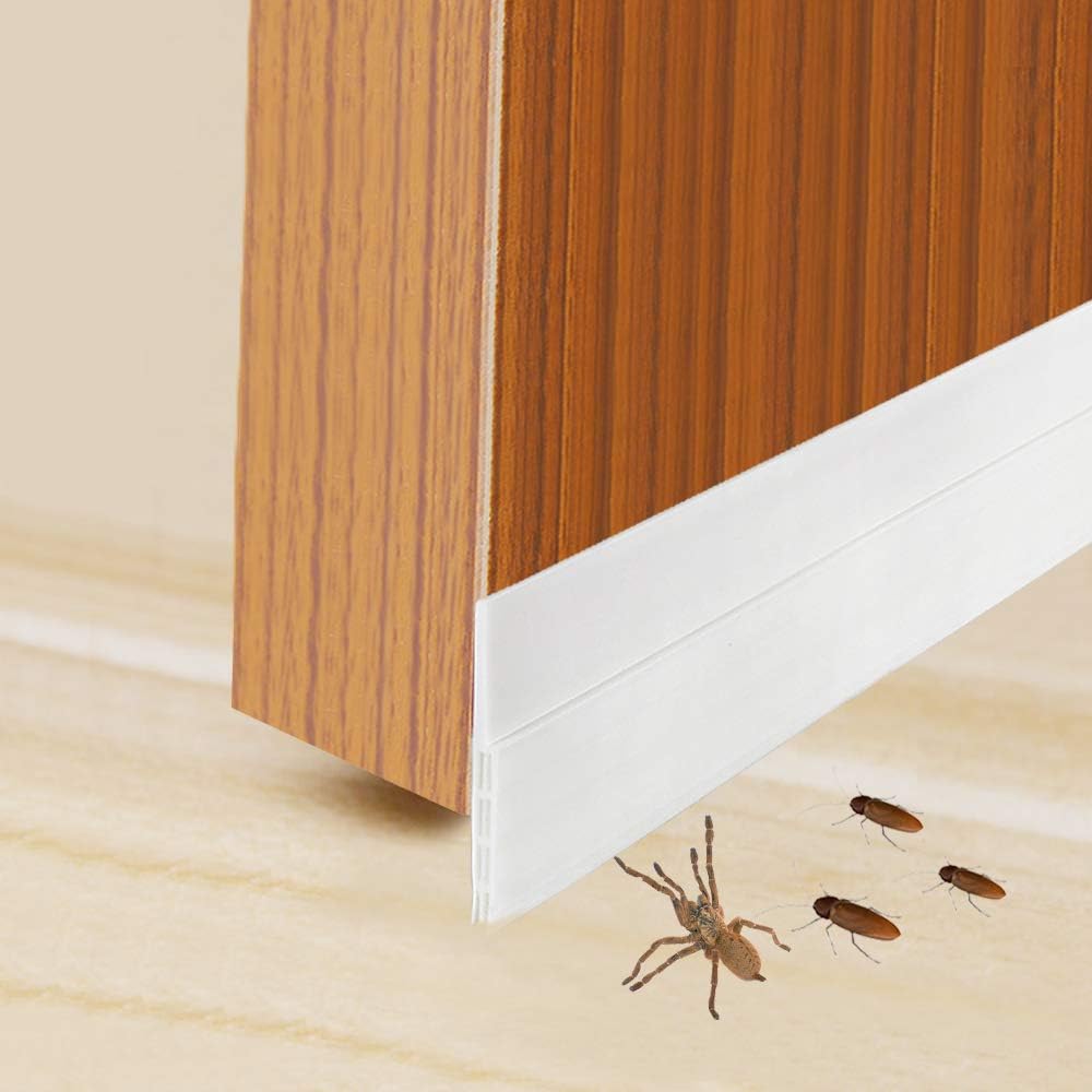 New Arrivals YOUSHARES Door Seal Door Draught Excluder, Door Weather Stripping, Rubber Door Draft Sweep Stopper for Soundproof and Keep Warm (White) 70% Off Everything YOUSHARES Door Seal Door Draught Excluder, Door Weather Stripping, Rubber Door Draft Sweep Stopper for Soundproof and Keep Warm (White)