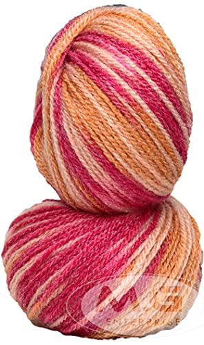 Image of 100% Acrylic Wool M7 (Pack of 6) Baby Soft Wool Ball Hand Knitting Wool /Art Craft Soft Fingering Crochet Hook Yarn, Needle Knitting Yarn Thread Dyed O