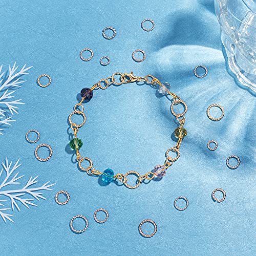 Anneaux ouverts connecteurs acier inoxydable réparation colliers - 4