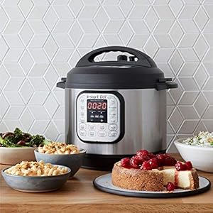 Instant Pot Duo 7-in-1 Electric Pressure Cooker, Sterilizer, Slow Cooker, Rice Cooker, Steamer, Saute, Yogurt Maker, and Warmer, 8 Quart, 14 One-Touch Programs & 8 Quart Glass Lid Instant Pot Duo 7 in 1 Electric Pressure Cooker Sterilizer Slow Cooker Rice Cooker Steamer Saute Yogurt Maker and Warmer 8 Quart 14 One Touch Programs 8 Quart Glass Lid