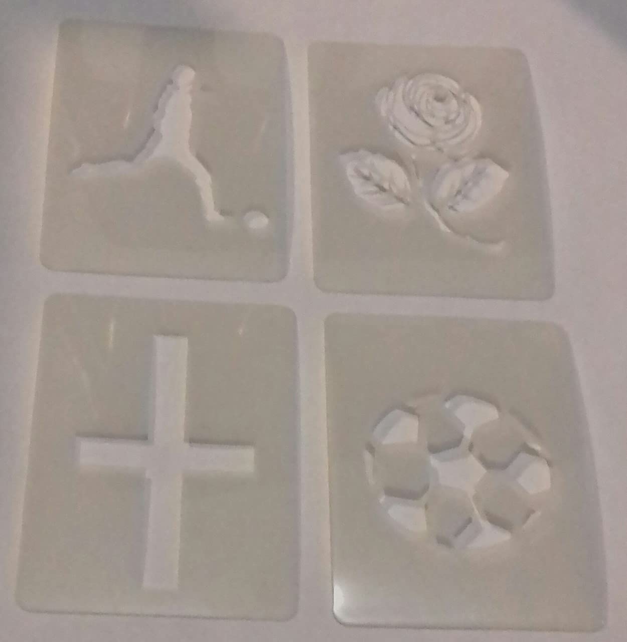 English football themed face painting stencils England Euros Internationals World Cup